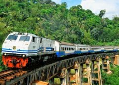 Traveling by a Train