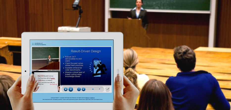 Revise missed lectures through video recording
