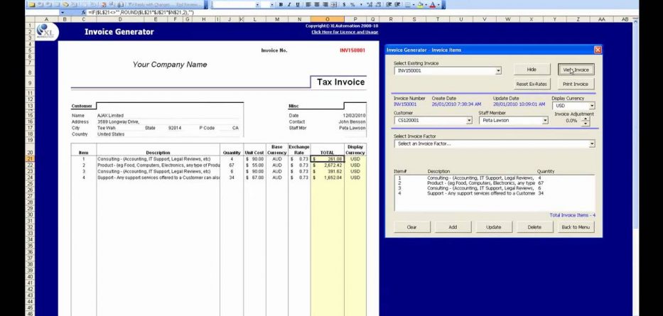 online and tax invoice software