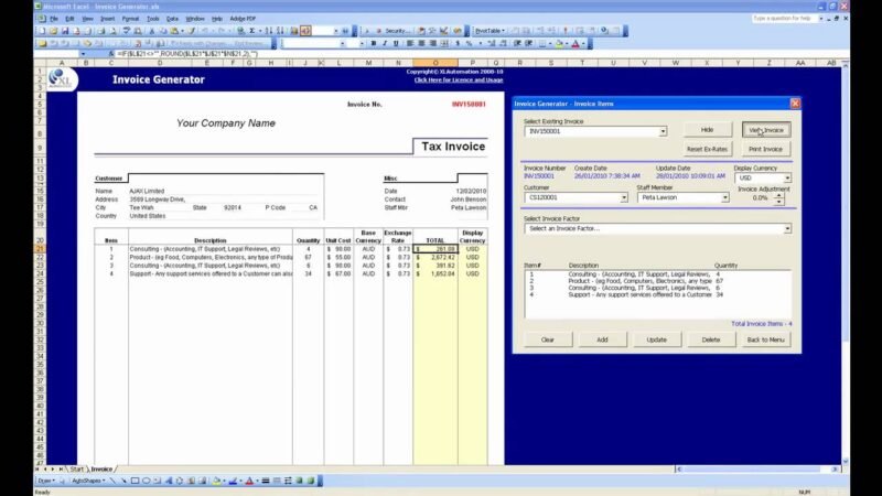 online and tax invoice software
