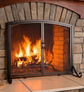 Fireplace Screens With Doors
