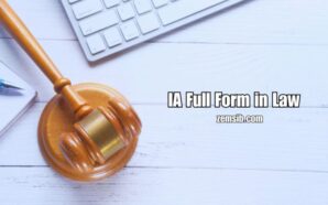 IA Full Form in Law