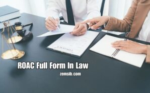 ROAC Full Form In Law