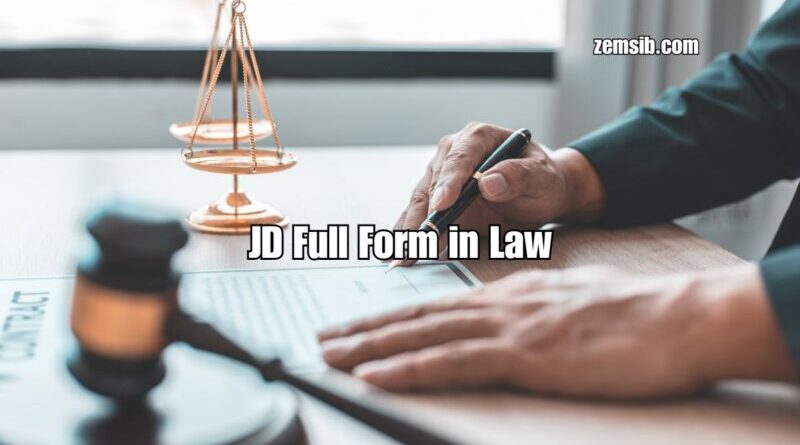 JD Full Form in Law