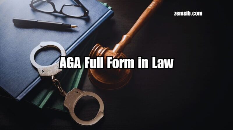 AGA Full Form in Law