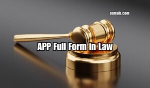 APP Full Form in Law