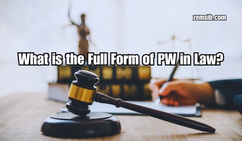 PW Full Form in Law