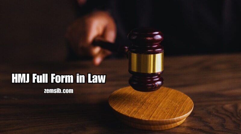 HMJ Full Form in Law