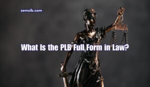 PLB Full Form in Law