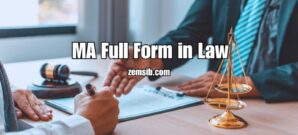 MA Full Form in Law