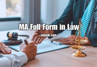 MA Full Form in Law