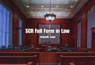 SCR Full Form in Law