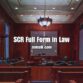 SCR Full Form in Law