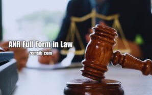 ANR Full Form in Law