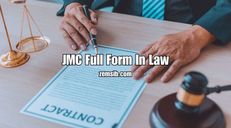 JMC Full Form In Law