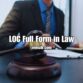 LOC Full Form in Law