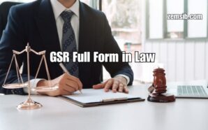 GSR Full Form in Law