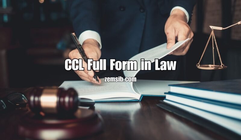 CCL Full Form in Law