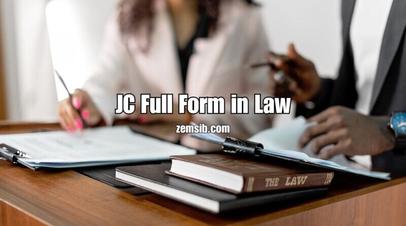 JC Full Form in Law