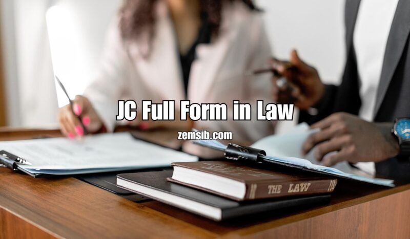 JC Full Form in Law