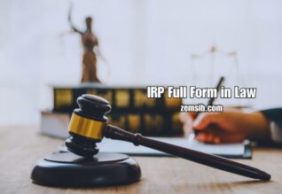 IRP Full Form in Law