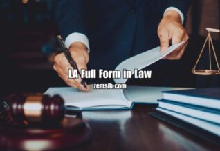 LA Full Form in Law