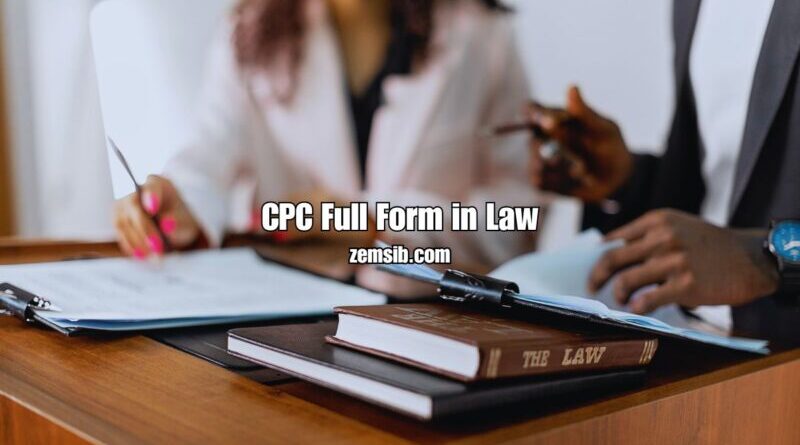 CPC Full Form in Law